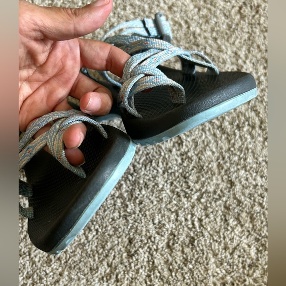 Chaco - Womens ZX/2 Classic Turquoise and Orange Speck SZ W8 - Picture 3 of 8